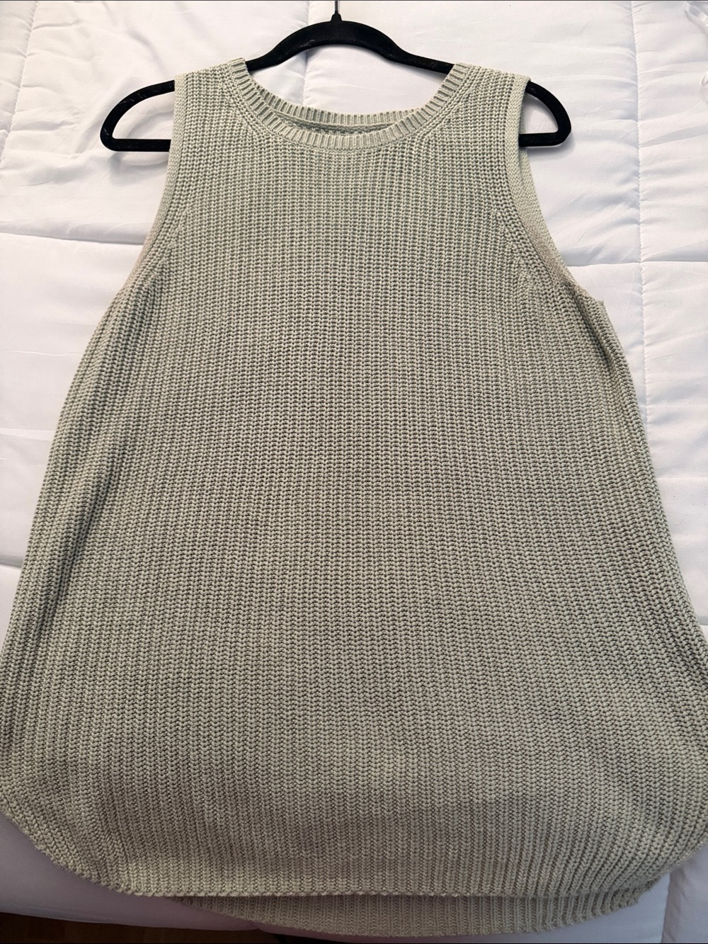 Loft seafoam green knit top